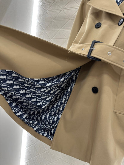 25fw Collar belt windbreaker jacket