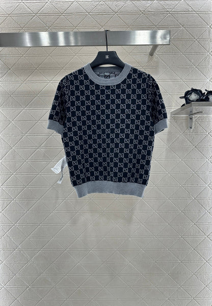 25fw Wear knitted short sleeves on both sides