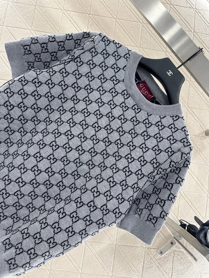 25fw Wear knitted short sleeves on both sides