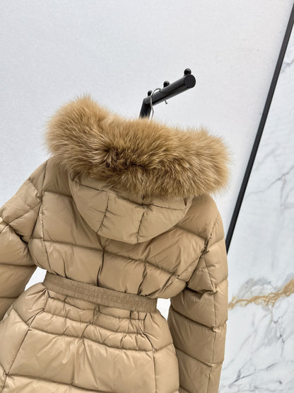 25fw Hooded short down jacket