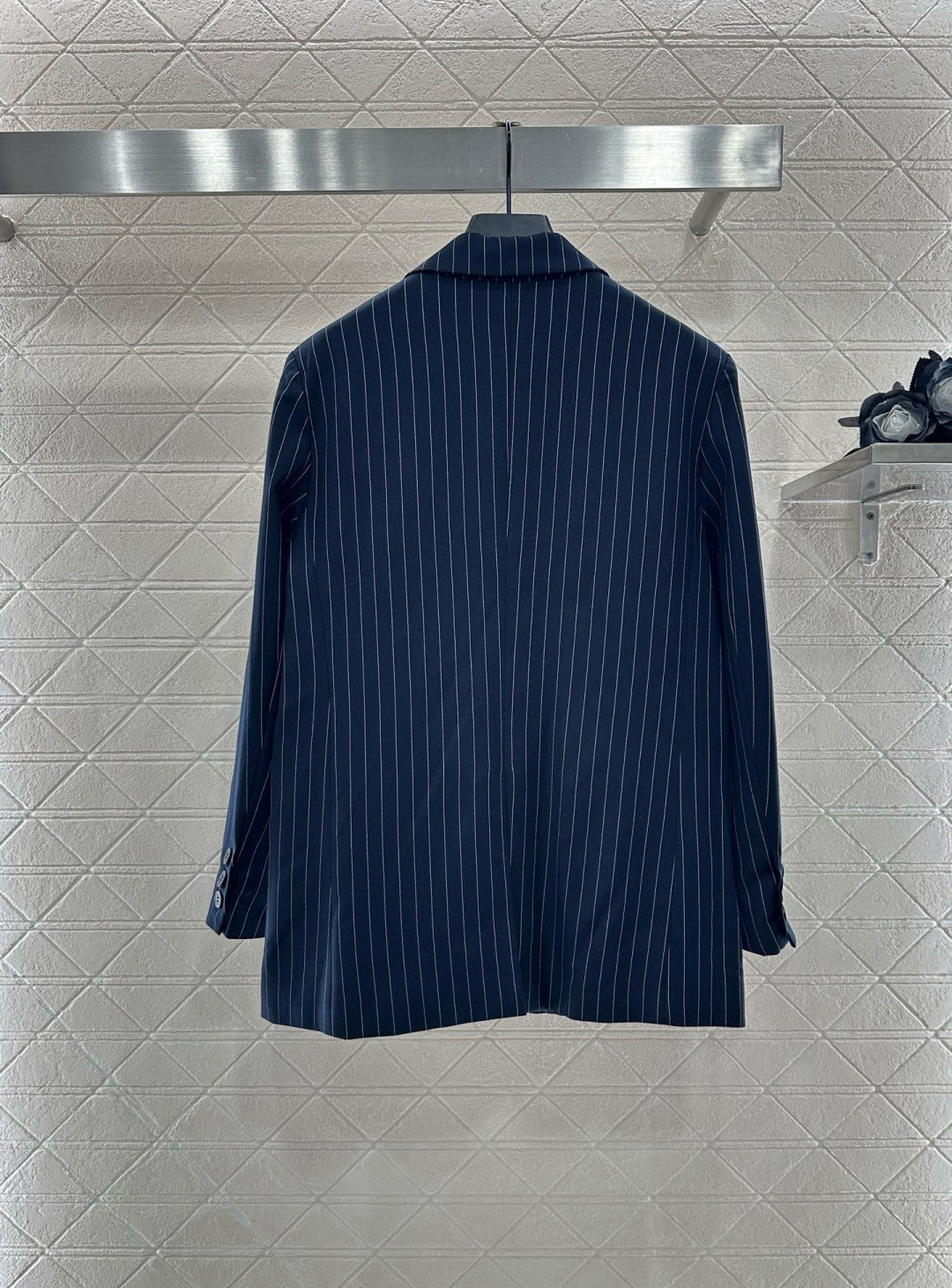 25fw Silhouette striped suit set