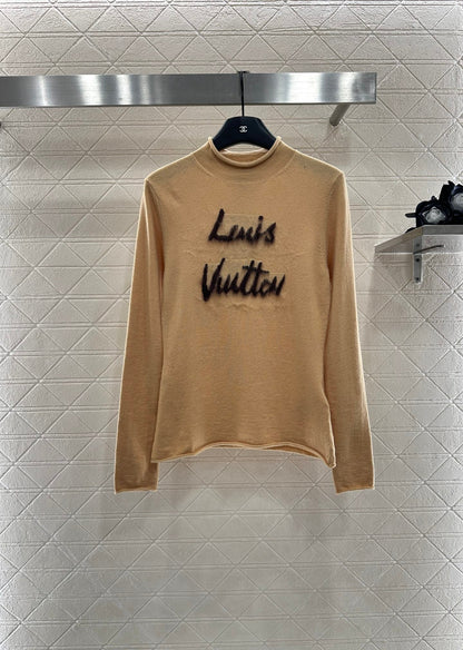 25fw Alphabet Knitted Long Sleeve