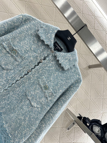 Embroidered Lace Knit Cardigan