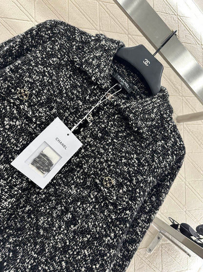 Embroidered Lace Knit Cardigan