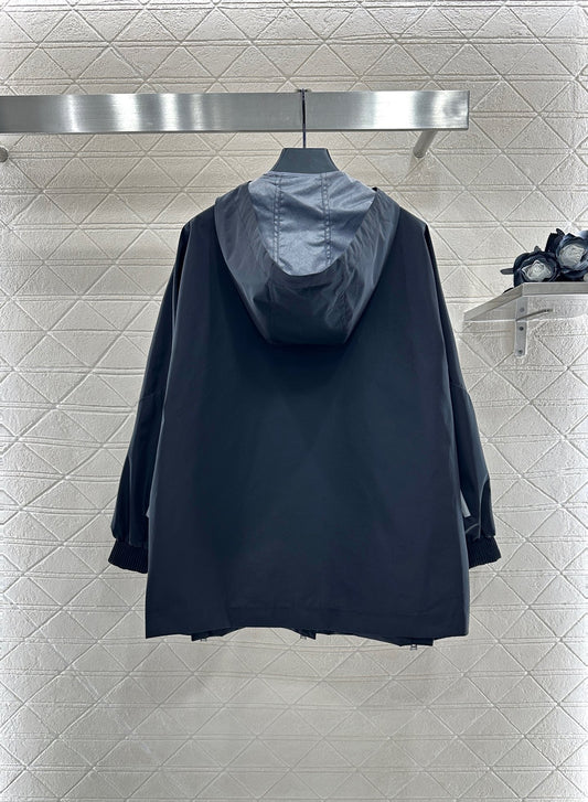25fw Hooded silhouette assault jacket