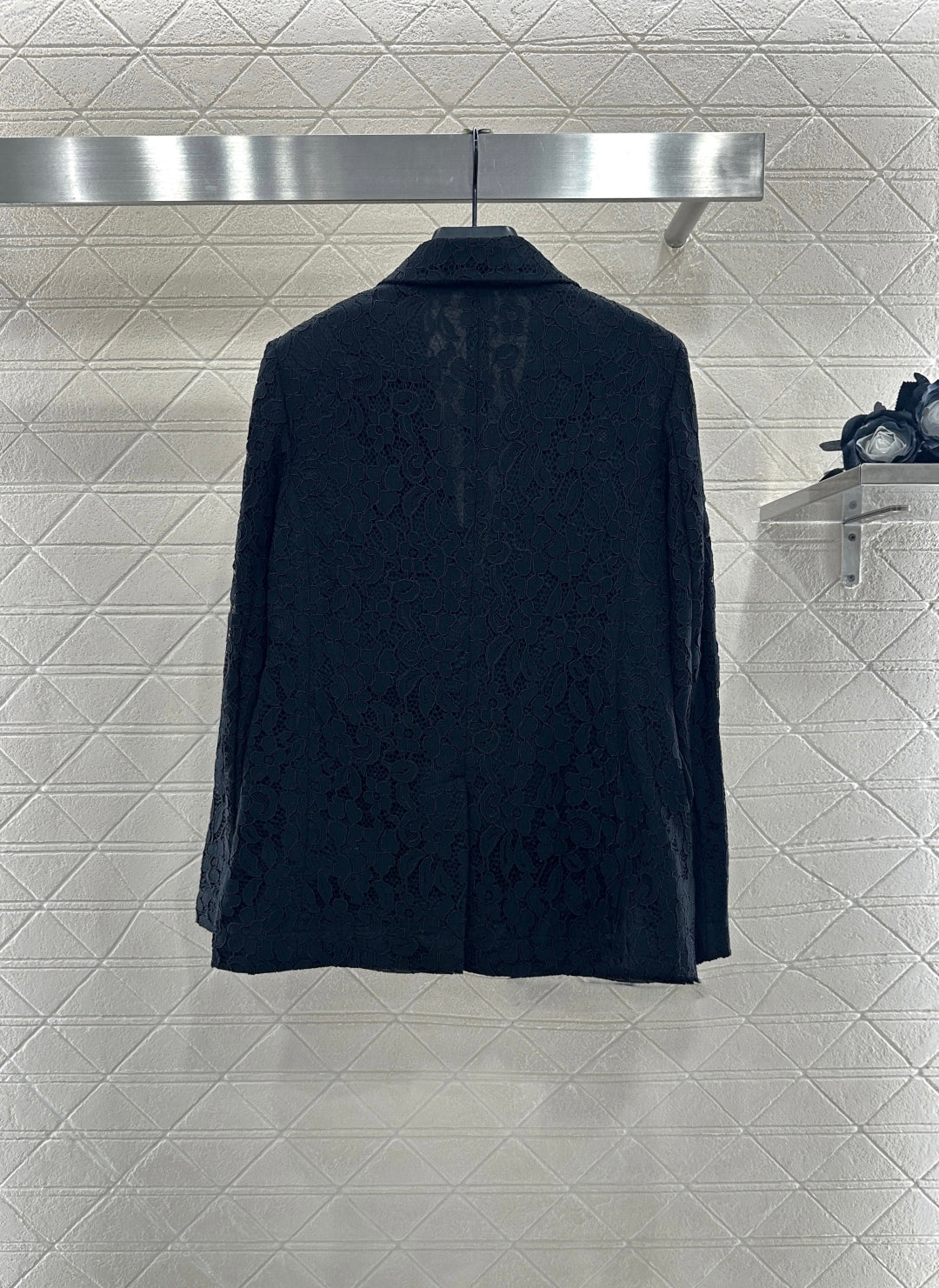 25fw Embroidered collar suit jacket