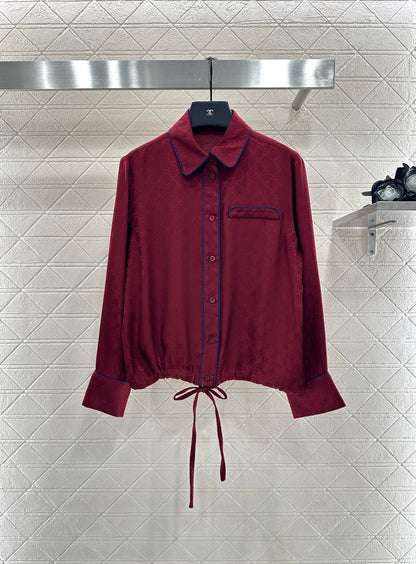 25fw Jacquard shirt and pants set