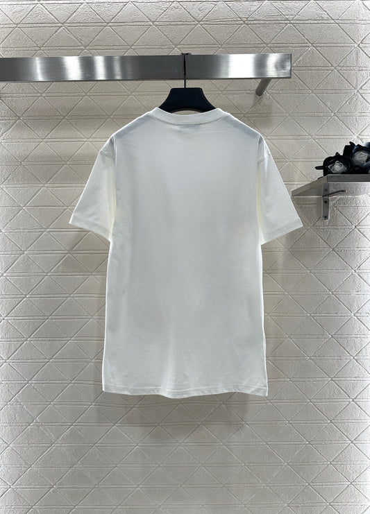 25fw Round neck printed T-shirt