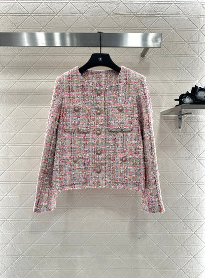 This slubby round-neck dress jacket