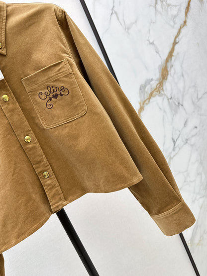 25fw Corduroy short shirt