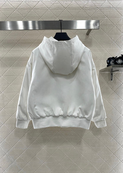 25fw Hooded cotton drawstring jacket