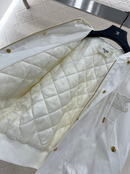 25fw Hooded cotton drawstring jacket