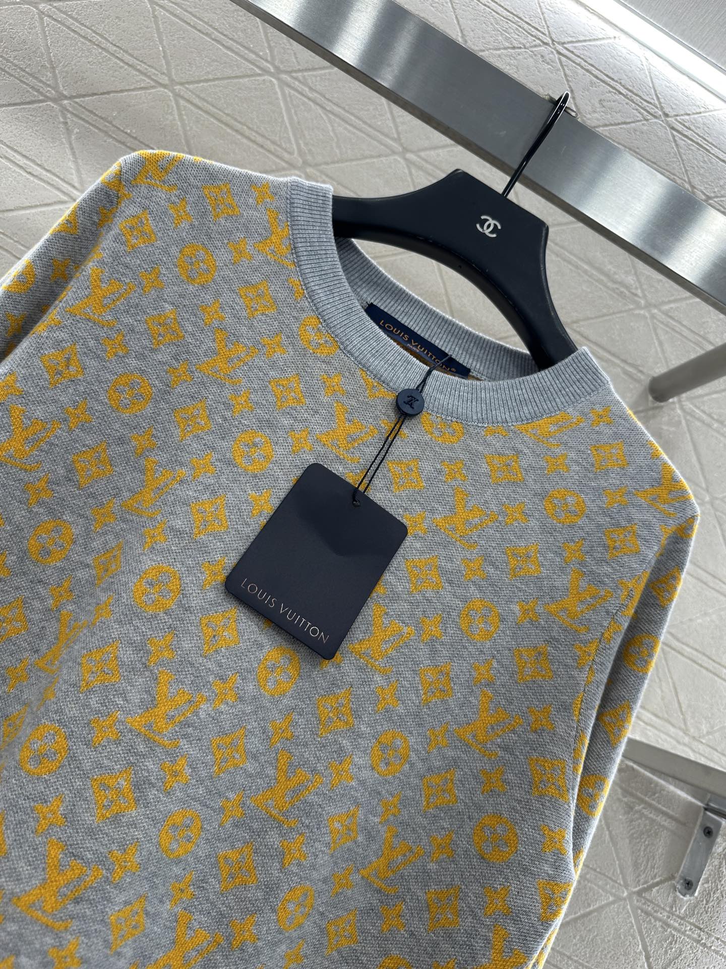 25fw Jacquard loose sweater