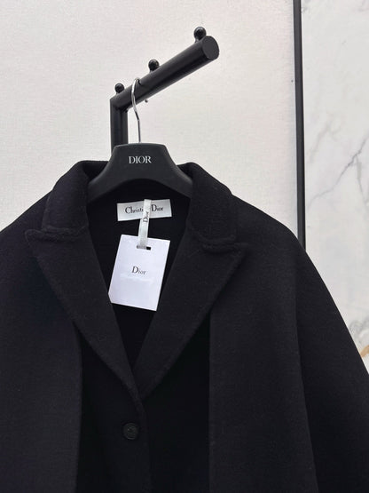 25fw Detachable scarf decorative coat jacket