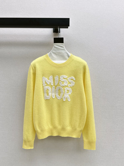 25fw 3D Embroidered Logo Sweater