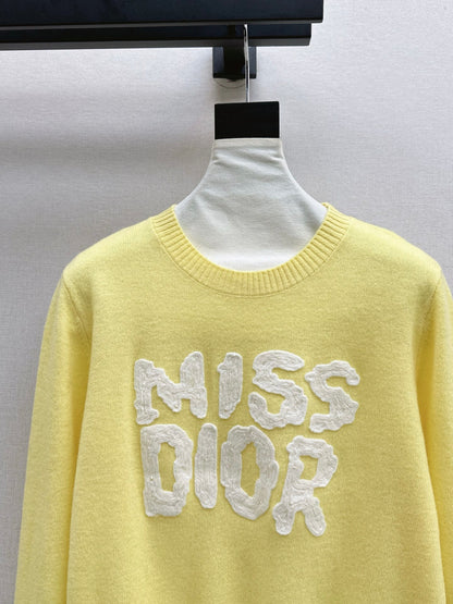 25fw 3D Embroidered Logo Sweater