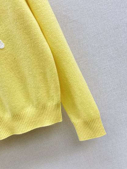 25fw 3D Embroidered Logo Sweater