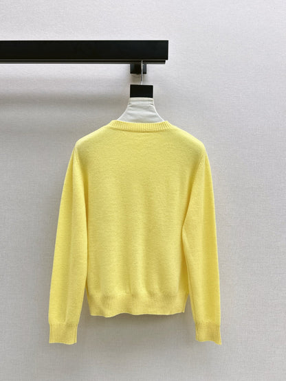 25fw 3D Embroidered Logo Sweater