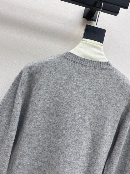 25fw 3D Embroidered Logo Sweater