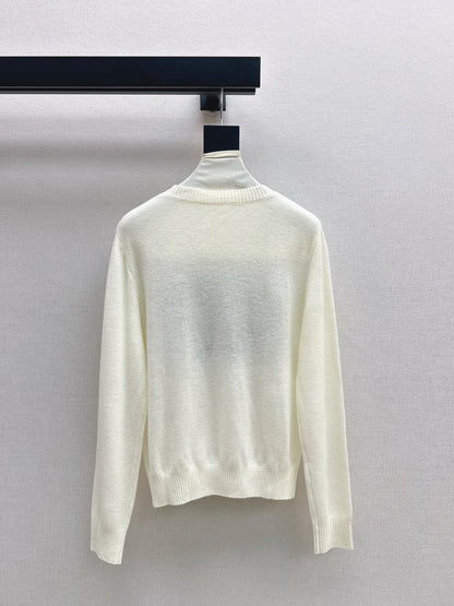25fw 3D Embroidered Logo Sweater