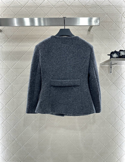 25fw Wool woolen coat short skirt set