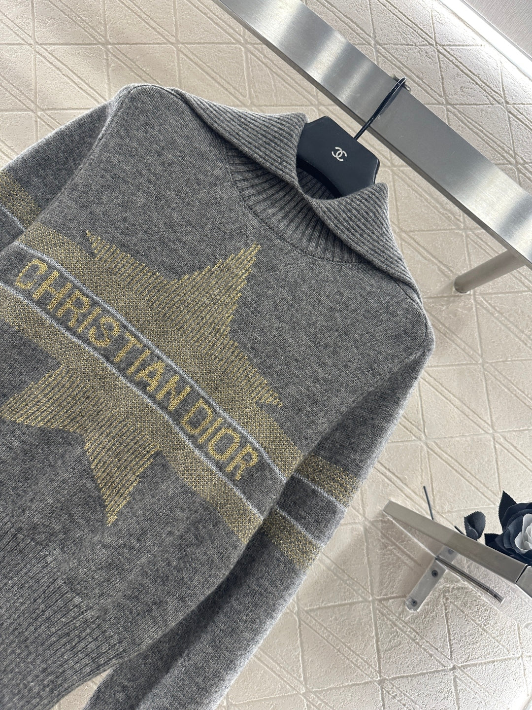 25fw Collar knit pullover sweater