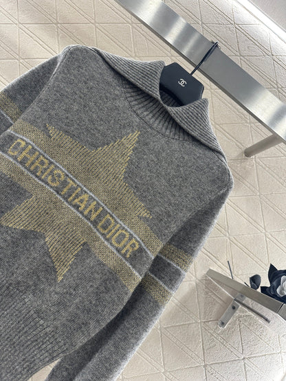 25fw Collar knit pullover sweater