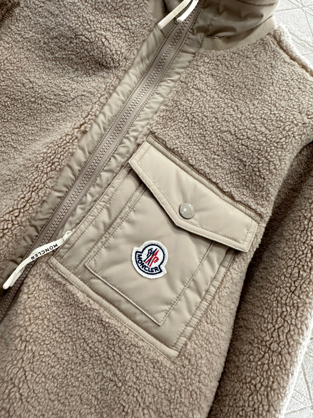 25fw Teddy plush cotton jacket