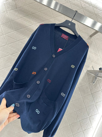 25fw Letter pocket cardigan