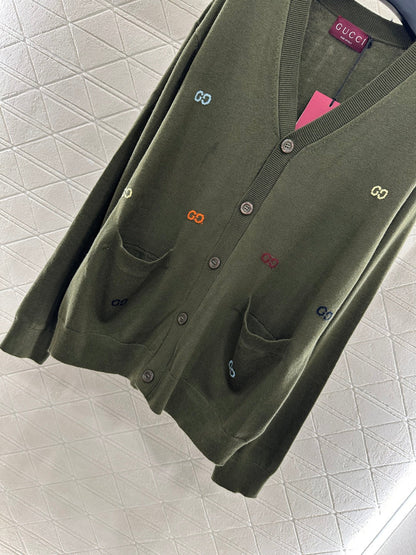 25fw Letter pocket cardigan