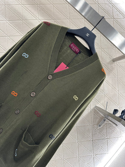 25fw Letter pocket cardigan
