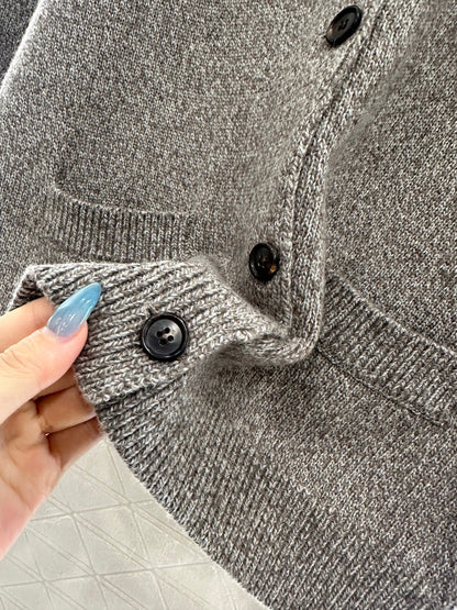 25fw Plain cardigan