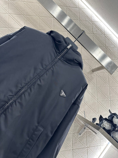 25fw Hooded cotton jacket