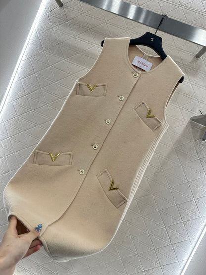 25fw Double sided nylon pocket vest