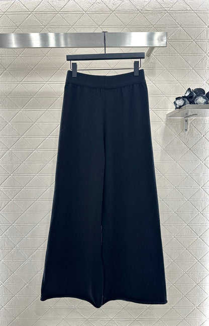 25fw Head letter knitted top and pants set