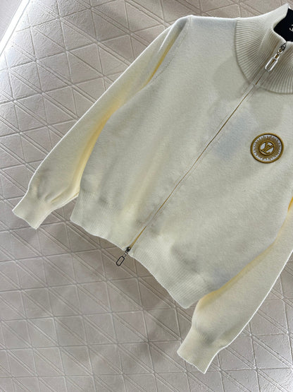 Zipper knit jacket