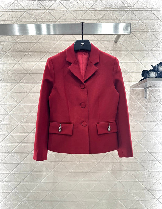 Collar suit jacket