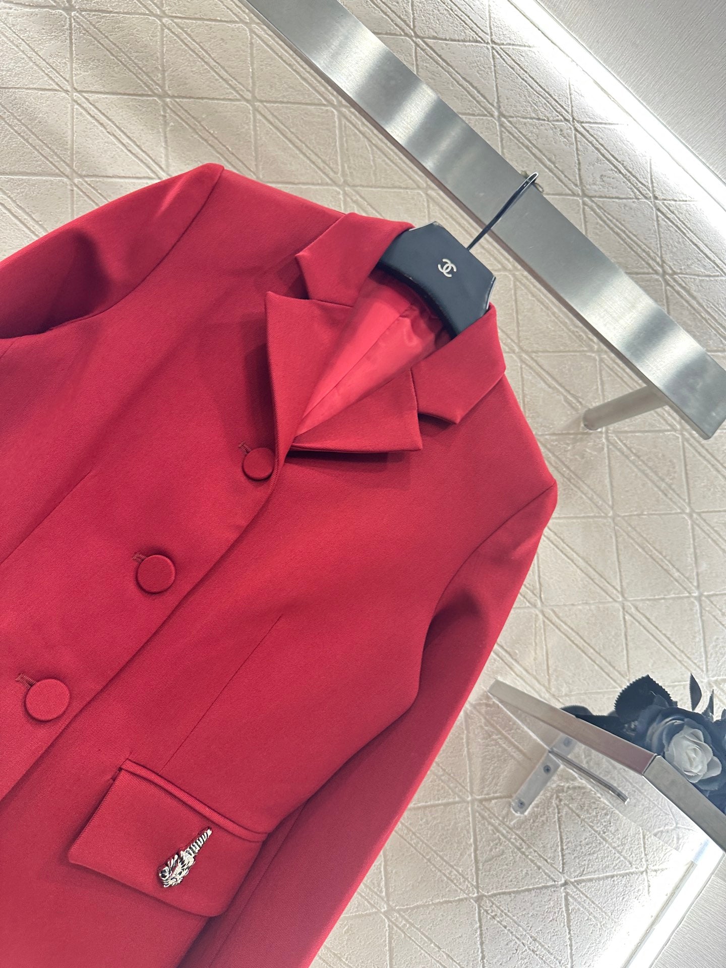 Collar suit jacket