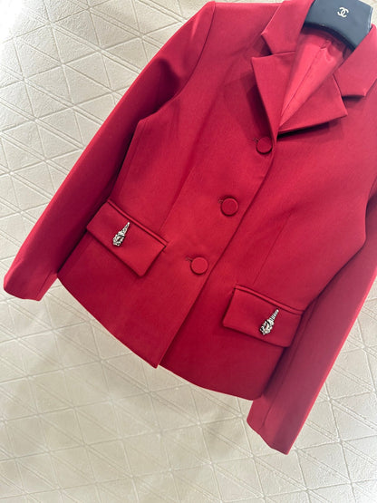 Collar suit jacket