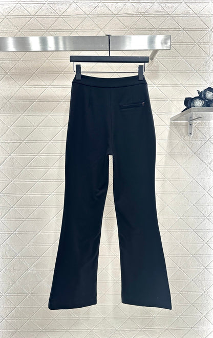 Zipper vest pants set