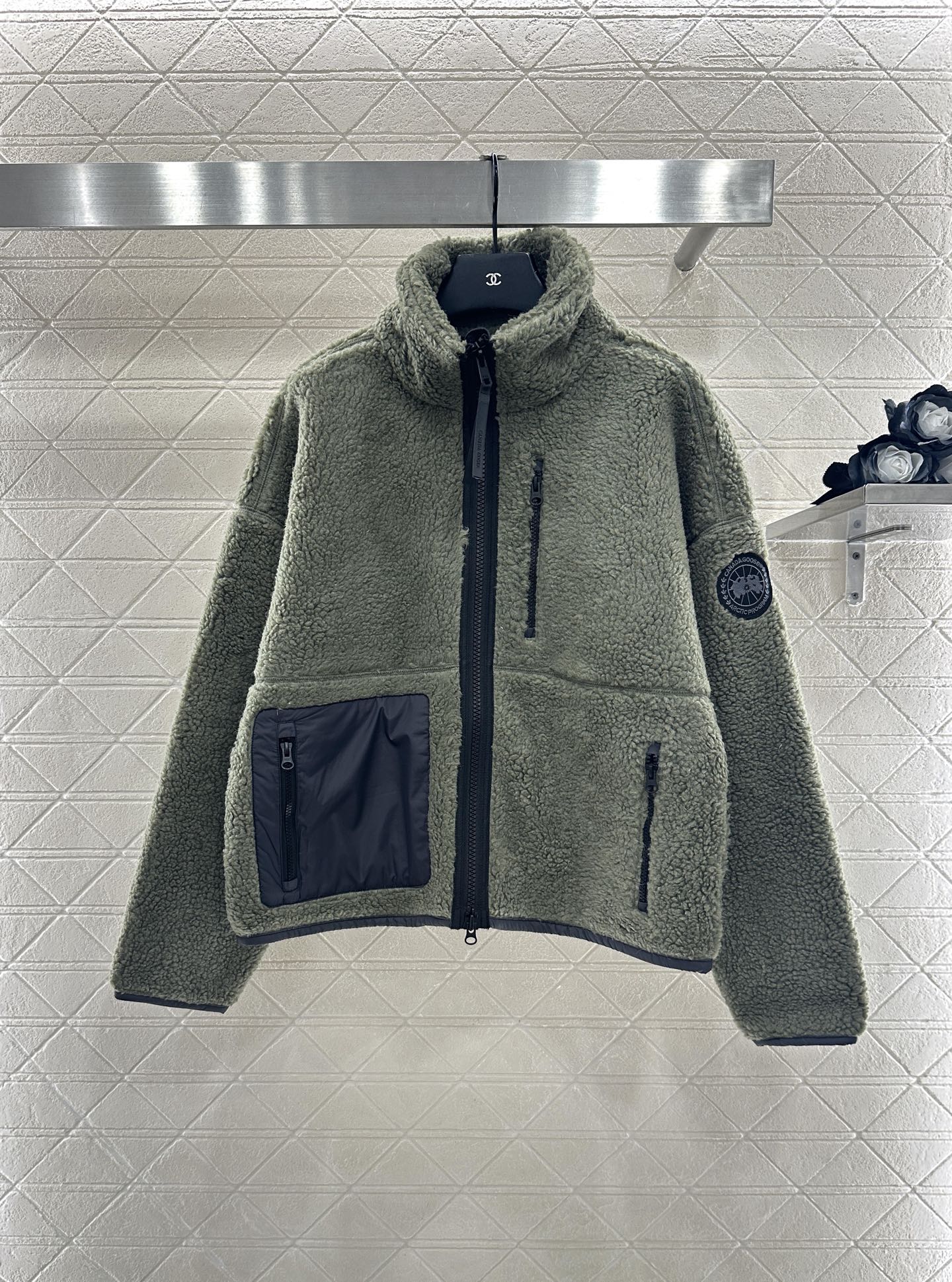 Teddy plush jacket