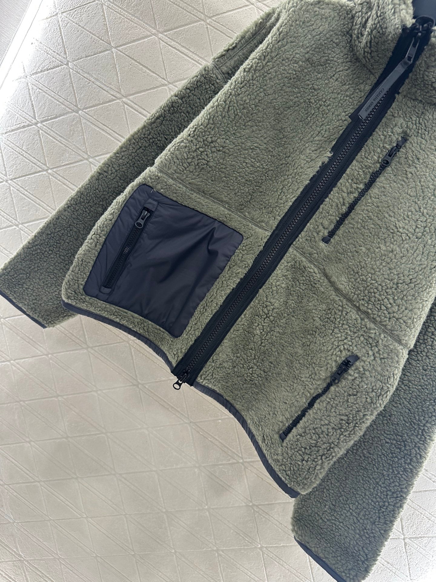 Teddy plush jacket