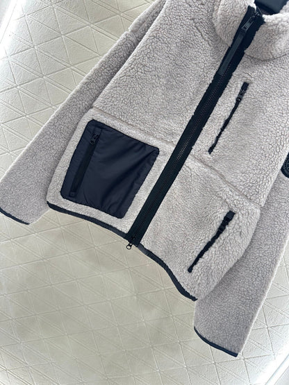 Teddy plush jacket