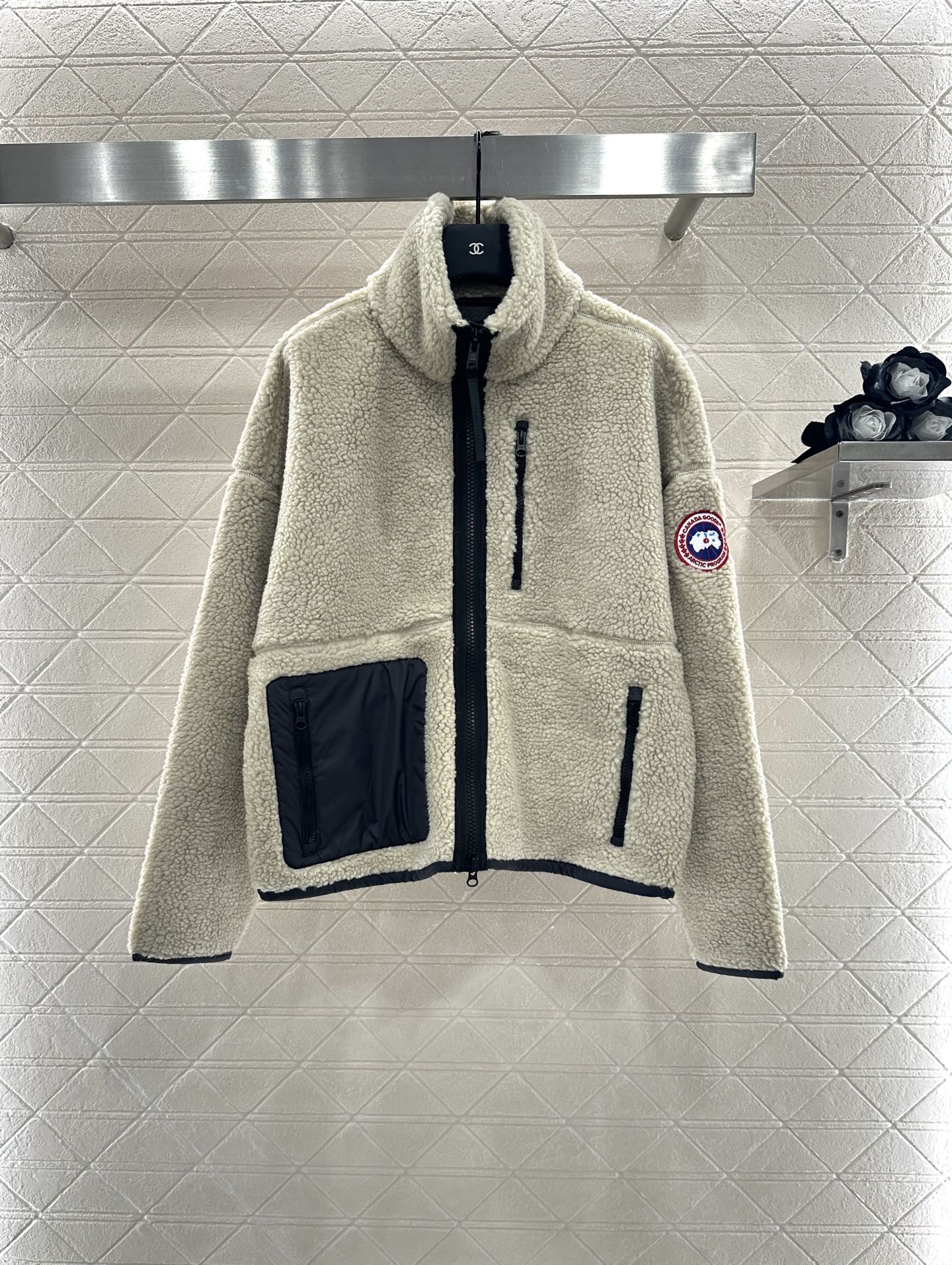 Teddy plush jacket