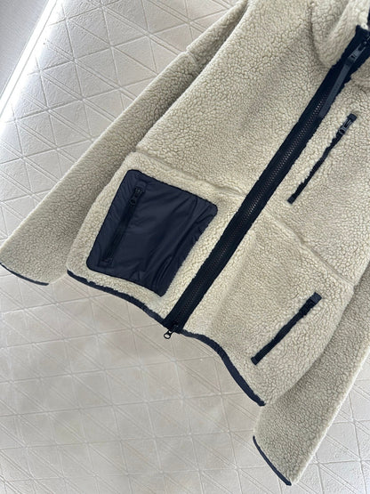 Teddy plush jacket