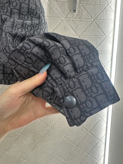 Collar hooded jacquard jacket