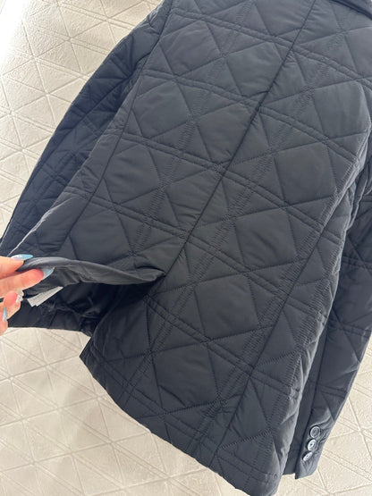 Collar rattan plaid suit cotton jacket