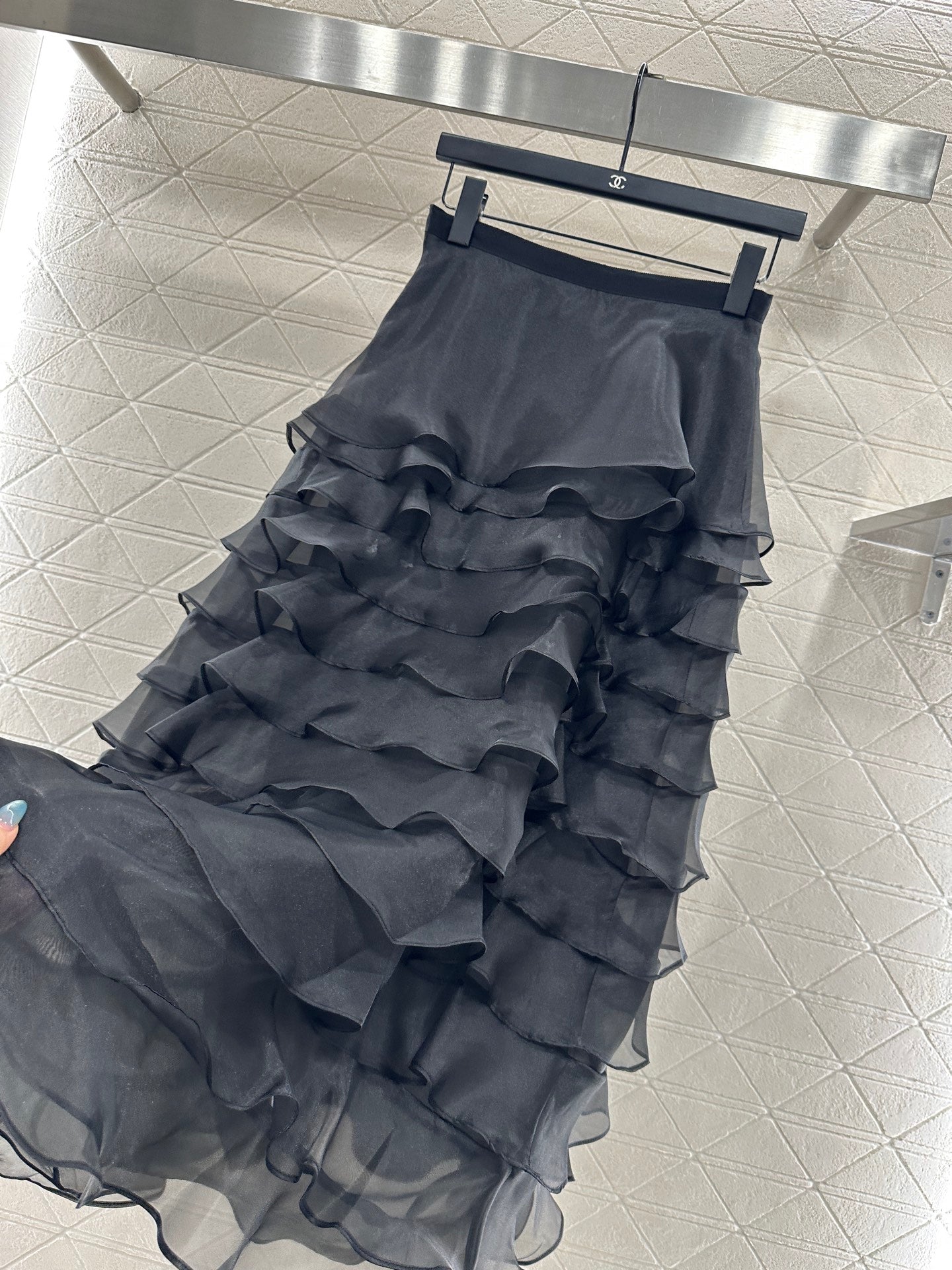 Cake multi-layer long gauze skirt