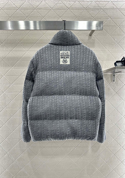 Standing collar down jacket