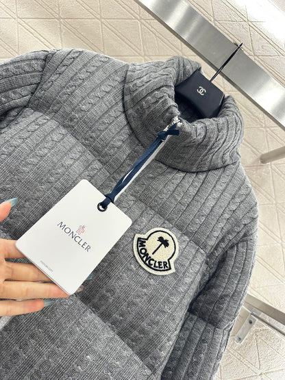 Standing collar down jacket